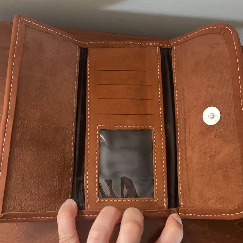 Floral handmade wallet, NWOT - Picture 4 of 6